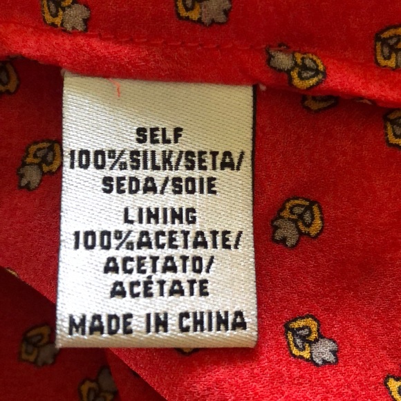 TIBI NEW YORK Red long sleeve blouse - Picture 7 of 8